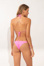 Załaduj obraz do przeglądarki galerii, Model Back: Rio De Sol Figi Bikini Bottom Crespinho-Rosa Cheeky-Tie
