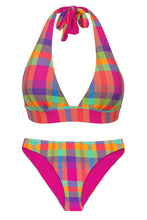 Załaduj obraz do przeglądarki galerii, Product Front: Rio De Sol Zestaw Bikini Set Tulip-Garden Halter-Cos Essential-Comfy
