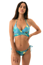 Załaduj obraz do przeglądarki galerii, Model Front: Rio De Sol Zestaw Bikini Flower Geometric Transp Comfort
