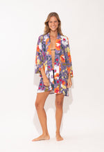Załaduj obraz do przeglądarki galerii, Image 04: Rio De Sol Narzutka Plażowa Garden-Flower Kimono
