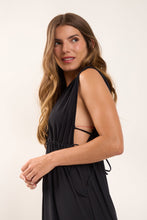 Załaduj obraz do przeglądarki galerii, Image 07: Rio De Sol Sukienka Plażowa Black Long Dress Soleil
