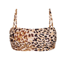 Załaduj obraz do przeglądarki galerii, Product Front: Rio De Sol Top Bikini Top Leopard Bandeau-Reto
