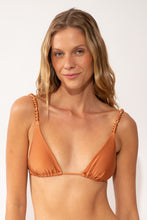 Załaduj obraz do przeglądarki galerii, Gallery: Rio De Sol Top Bikini Top Shimmer-Nocciola Lia-Noa
