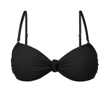 Załaduj obraz do przeglądarki galerii, Product Front: Rio De Sol Top Bikini Top Bora-Black Bandeau-Joy
