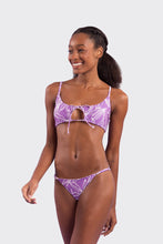 Załaduj obraz do przeglądarki galerii, Image 04: Rio De Sol Top Bikini Top Trail-Purple Tank-Tie

