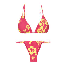 Załaduj obraz do przeglądarki galerii, Product Front: Wednesday In Hawaii By Rio De Sol Zestaw Bikini Set Pua-Guava Ana Isla
