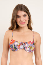 Załaduj obraz do przeglądarki galerii, Gallery: Rio De Sol Top Bikini Top Garden-Flower Balconet-Tie
