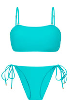Załaduj obraz do przeglądarki galerii, Product Front: Rio De Sol Zestaw Bikini Set Jade Bandeau-Reto Ibiza-Comfy
