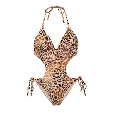 Załaduj obraz do przeglądarki galerii, Product Front: Rio De Sol Kostium Jednoczęściowy Leopard Trikini-Comfy
