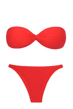 Załaduj obraz do przeglądarki galerii, Product Front: Rio De Sol Zestaw Bikini Set Rouge Twist Leblon
