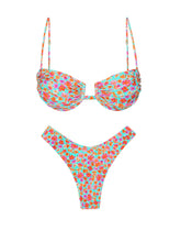 Załaduj obraz do przeglądarki galerii, Product Front: Rio De Sol Zestaw Bikini Set Ditsy-Sky Zaya Nara
