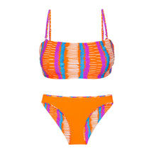Załaduj obraz do przeglądarki galerii, Product Back: Rio De Sol Zestaw Bikini Set Stripes Bandeau-Reto Essential-Comfy
