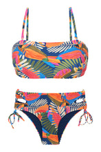 Załaduj obraz do przeglądarki galerii, Product Front: Rio De Sol Zestaw Bikini Set Jungle Bandeau-Reto Madrid
