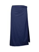 Załaduj obraz do przeglądarki galerii, Product Front: Rio De Sol Spódnica Plażowa Navy Long-Skirt-Knot
