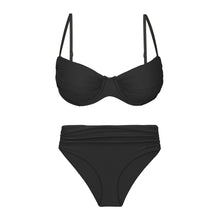 Załaduj obraz do przeglądarki galerii, Product Front: Rio De Sol Zestaw Bikini Set Nero Vickie Amy
