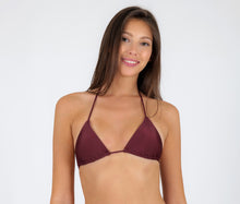 Załaduj obraz do przeglądarki galerii, Gallery: Rio De Sol Top Bikini Top Barolo Tri-Rope
