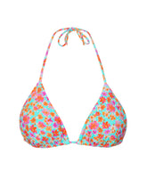 Załaduj obraz do przeglądarki galerii, Product Front: Rio De Sol Top Bikini Top Ditsy-Sky Tri-Inv
