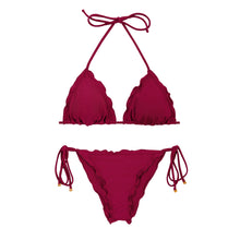 Załaduj obraz do przeglądarki galerii, Product Front: Rio De Sol Zestaw Bikini Set Touch-Carmim Frufru

