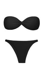 Załaduj obraz do przeglądarki galerii, Product Front: Rio De Sol Zestaw Bikini Set Nero Twist Leblon
