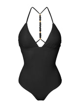 Załaduj obraz do przeglądarki galerii, Product Front: Rio De Sol Kostium Jednoczęściowy Malibu-Black Alani-Op
