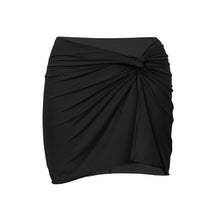 Załaduj obraz do przeglądarki galerii, Product Front: Rio De Sol Spódnica Plażowa Nero Skirt-Knot
