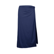 Załaduj obraz do przeglądarki galerii, Product Front: Rio De Sol Spódnica Plażowa Navy Long-Skirt-Knot
