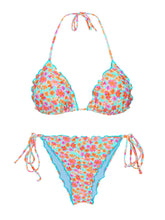 Załaduj obraz do przeglądarki galerii, Product Front: Rio De Sol Zestaw Bikini Set Ditsy-Sky Frufru
