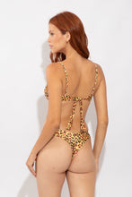 Załaduj obraz do przeglądarki galerii, Model Back: Rio De Sol Top Bikini Top Yellow-Feline Zaya

