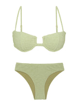 Załaduj obraz do przeglądarki galerii, Product Front: Rio De Sol Zestaw Bikini Set Brisa-Pistache Juliette Essential
