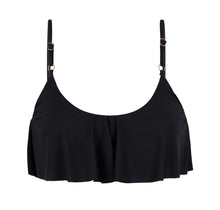 Załaduj obraz do przeglądarki galerii, Product Front: Rio De Sol Top Bikini Top Leopardo Black Babado
