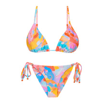 Załaduj obraz do przeglądarki galerii, Product Front: Rio De Sol Zestaw Bikini Set Cloud Lia Cheeky-Tie
