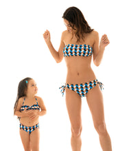 Załaduj obraz do przeglądarki galerii, Model Back: Rio De Sol Bikini Dla Dziewczynek Geometric Kids
