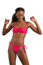 Załaduj obraz do przeglądarki galerii, Image 04: Rio De Sol Top Bikini Top Dots-Virtual-Pink Balconet-Tie
