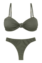 Załaduj obraz do przeglądarki galerii, Product Front: Rio De Sol Zestaw Bikini Set Croco Bandeau-Joy Nice-Fio
