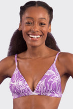 Załaduj obraz do przeglądarki galerii, Gallery: Rio De Sol Top Bikini Top Trail-Purple Tri-Fixo
