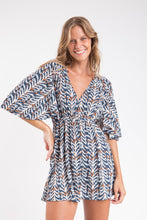 Załaduj obraz do przeglądarki galerii, Gallery: Rio De Sol Mini Dress Ikat Mini Dress
