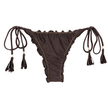Załaduj obraz do przeglądarki galerii, Product Front: Rio De Sol Figi Bikini Bottom Shimmer-Coffee Frufru-Fio
