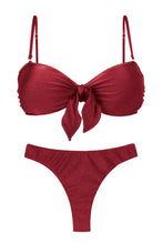 Załaduj obraz do przeglądarki galerii, Product Front: Rio De Sol Zestaw Bikini Set Shimmer-Divino Bandeau-Knot Nice-Fio
