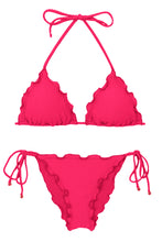 Załaduj obraz do przeglądarki galerii, Product Front: Rio De Sol Zestaw Bikini Set Dots-Virtual-Pink Frufru
