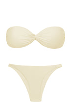 Załaduj obraz do przeglądarki galerii, Product Front: Rio De Sol Zestaw Bikini Set Off-White Twist Leblon
