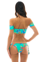 Załaduj obraz do przeglądarki galerii, Model Back: Rio De Sol Top Bikini Top Acqua Flora Off Shoulder
