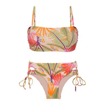 Załaduj obraz do przeglądarki galerii, Product Front: Rio De Sol Zestaw Bikini Set Oasis Bandeau-Reto Madrid
