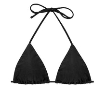 Załaduj obraz do przeglądarki galerii, Product Front: Rio De Sol Top Bikini Top Shimmer-Black Tri-Inv
