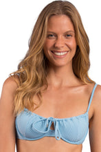 Załaduj obraz do przeglądarki galerii, Gallery: Rio De Sol Top Bikini Top Dots-Sky Balconet-Tie
