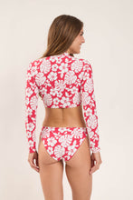 Załaduj obraz do przeglądarki galerii, Model Back: Wednesday In Hawaii By Rio De Sol Top Bikini Top Pua-Hibiscus Reef
