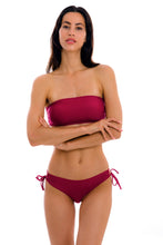 Załaduj obraz do przeglądarki galerii, Model Front: Rio De Sol Zestaw Bikini Set Uv-Desejo Bandeau-Reto Madrid

