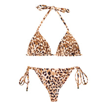 Załaduj obraz do przeglądarki galerii, Product Front: Rio De Sol Zestaw Bikini Set Leopard Tri-Inv Cheeky-Tie
