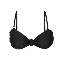 Załaduj obraz do przeglądarki galerii, Product Front: Rio De Sol Top Bikini Top Touch-Black Bandeau-Joy
