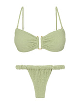 Załaduj obraz do przeglądarki galerii, Product Front: Rio De Sol Zestaw Bikini Set Brisa-Pistache Sara Eden
