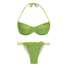 Załaduj obraz do przeglądarki galerii, Product Front: Rio De Sol Zestaw Bikini Set Shimmer-Botanica Balconet-Frufru Pipa-Frufru
